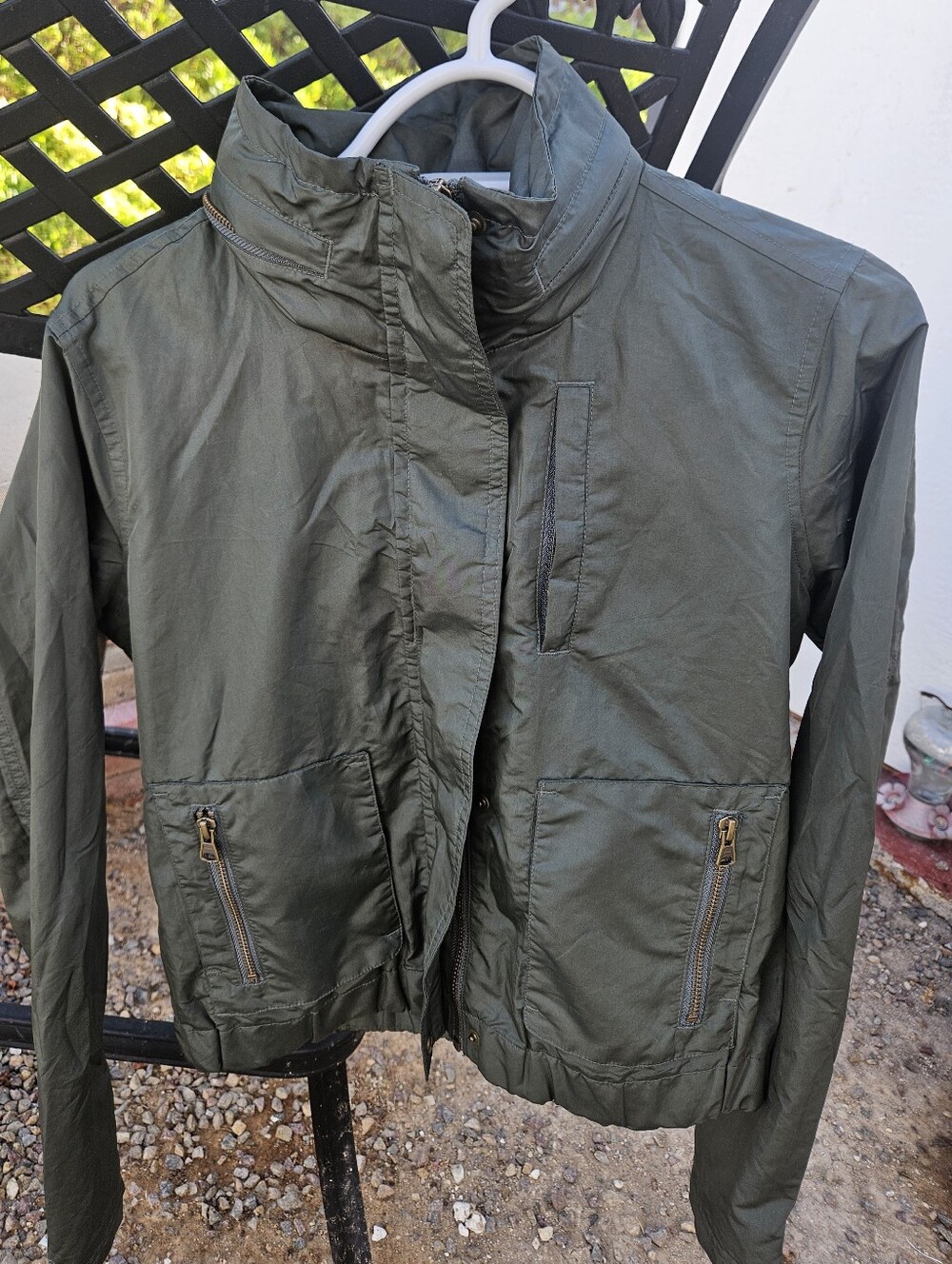 Women's Athleta X-small Green Windbreaker